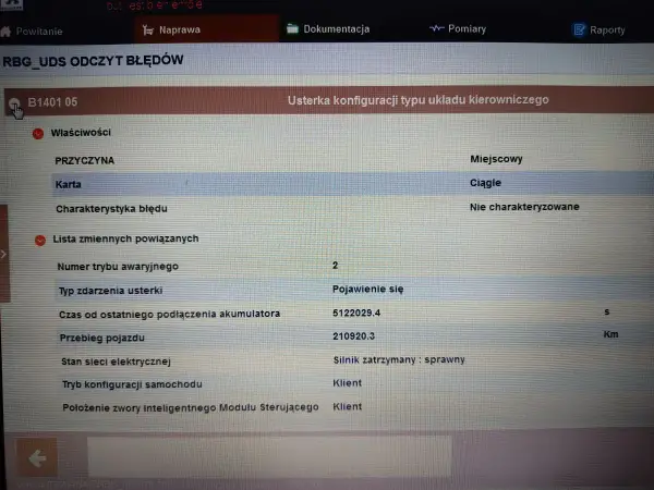 Błąd B1401 w Renault - co oznacza i jak go zdiagnozować?